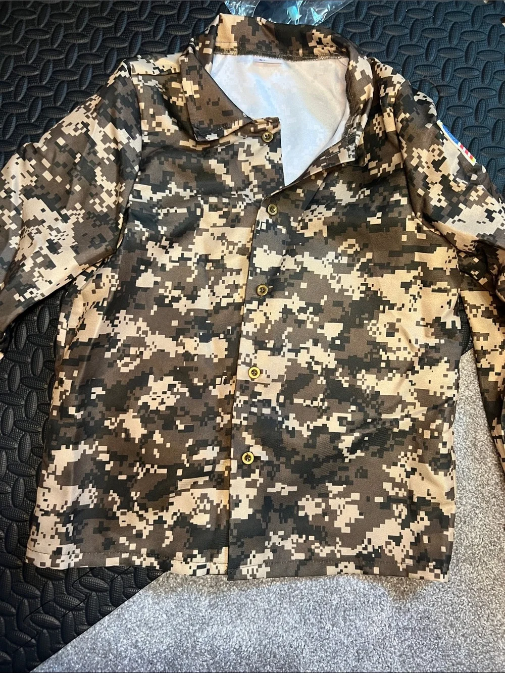 Kids Camo Soldier Costume & Sunglasses